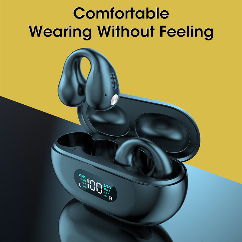 Bone Conduction Earclip Bluetooth Headphones