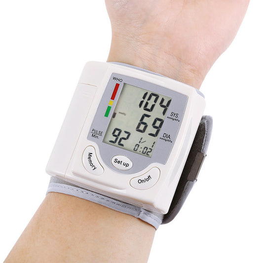 Electronic Wrist Hypertension & Blood Pressure Monitor