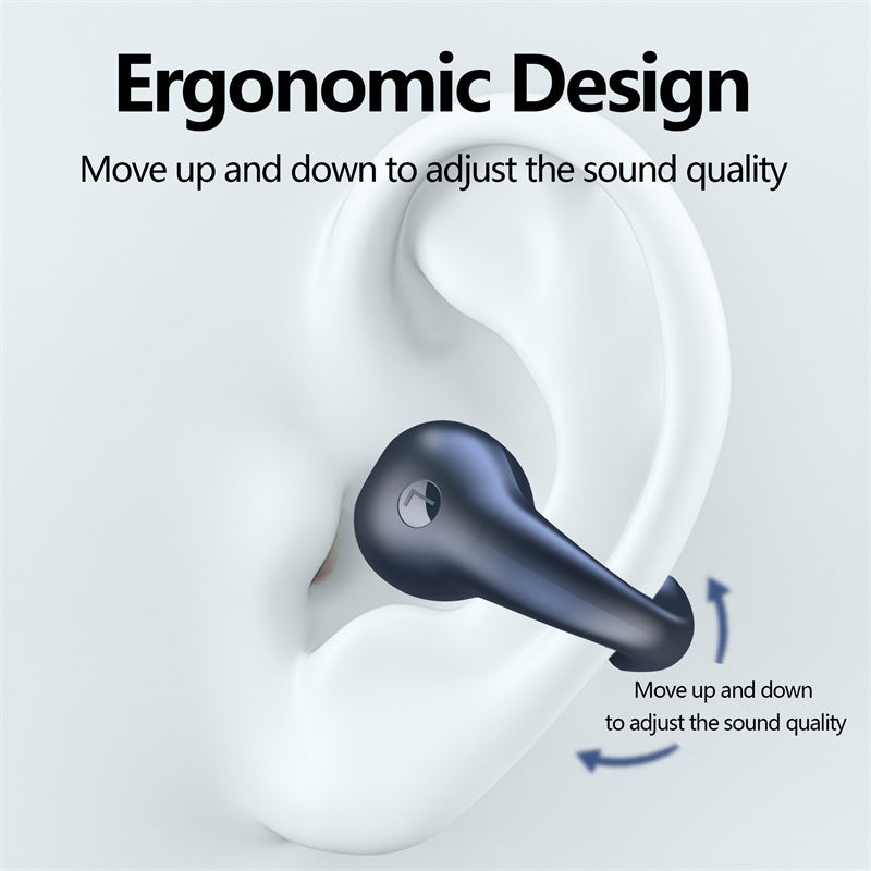 Bone Conduction Earclip Bluetooth Headphones