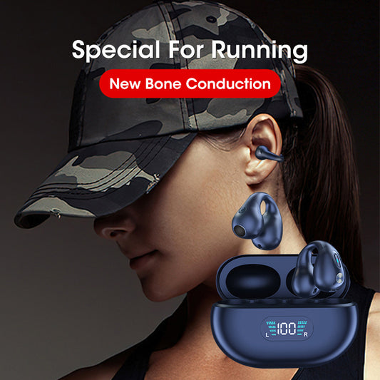 Bone Conduction Earclip Bluetooth Headphones